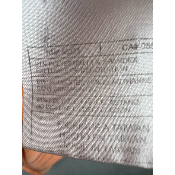 Nike Golf Polo Shirt Mens Size XXL 2x Orange with Stripes Short Sleeve Logo - Picture 6 of 9